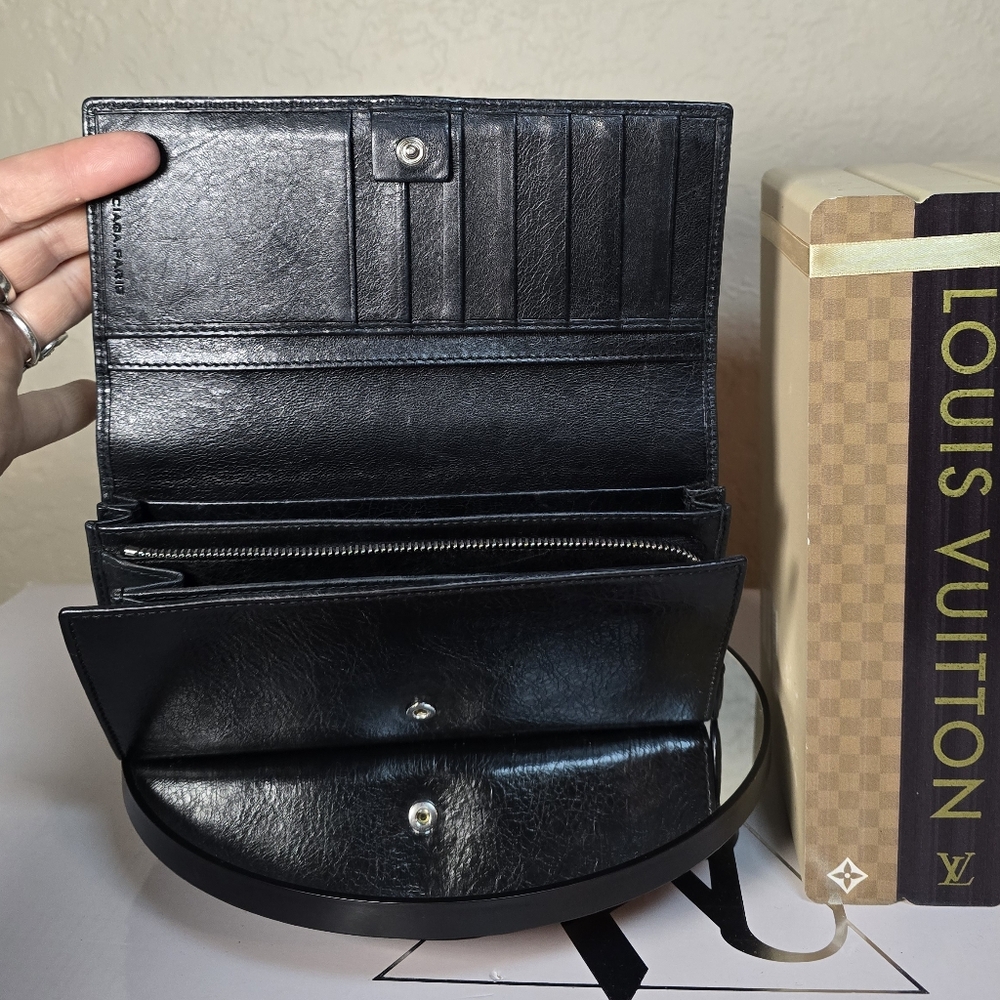 Balenciaga Black Moto Wallet - Picture 7 of 14